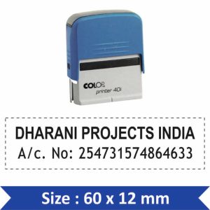 Colop Two Line / Self Inking Stamps 04